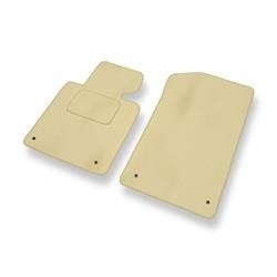 Tapis de sol velours pour BMW 3 M3 III E46 (2001-2006) - Premium tapis de voiture - beige - DGS Autodywan