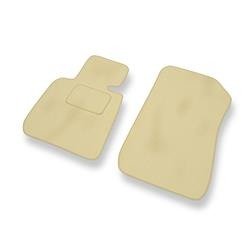 Tapis de sol velours pour BMW 3 M3 IV E93 (2007-2013) - Premium tapis de voiture - beige - DGS Autodywan