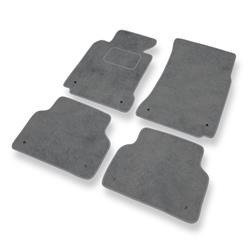 Tapis de sol velours pour BMW 5 M5 III E39 (1998-2003) - Premium tapis de voiture - gris - DGS Autodywan