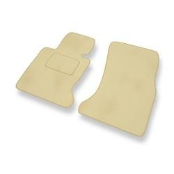 Tapis de sol velours pour BMW 7 IV E65/E66 (2001-2008) - Premium tapis de voiture - beige - DGS Autodywan