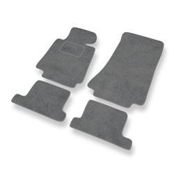 Tapis de sol velours pour BMW 8 I E31 (1989-1999) - Premium tapis de voiture - gris - DGS Autodywan