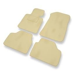 Tapis de sol velours pour BMW X1 I E84 (2009-2015) - Premium tapis de voiture - beige - DGS Autodywan