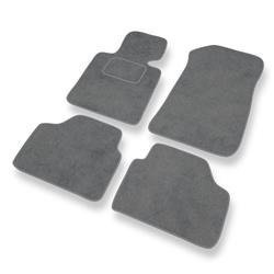 Tapis de sol velours pour BMW X1 I E84 (2009-2015) - Premium tapis de voiture - gris - DGS Autodywan