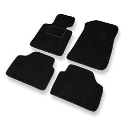 Tapis de sol velours pour BMW X1 I E84 (2009-2015) - Premium tapis de voiture - noir - DGS Autodywan