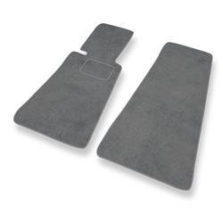 Tapis de sol velours pour BMW Z1 (1989-1991) - Premium tapis de voiture - gris - DGS Autodywan