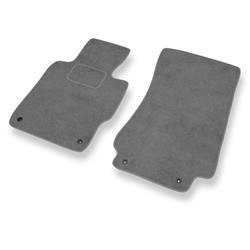 Tapis de sol velours pour BMW Z3 I E36 (1995-2003) - Premium tapis de voiture - gris - DGS Autodywan