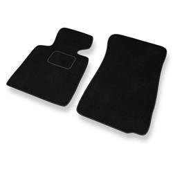 Tapis de sol velours pour BMW Z4 I E85, E86 (2002-2008) - Premium tapis de voiture - noir - DGS Autodywan