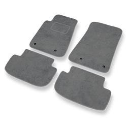 Tapis de sol velours pour Chevrolet Camaro V (2009-2015) - Premium tapis de voiture - gris - DGS Autodywan