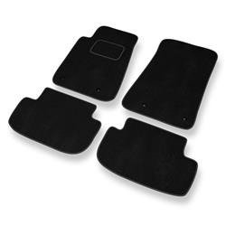 Tapis de sol velours pour Chevrolet Camaro V (2009-2015) - Premium tapis de voiture - noir - DGS Autodywan