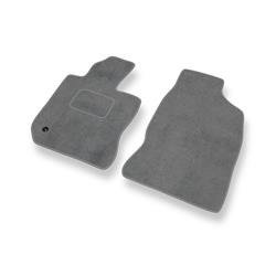 Tapis de sol velours pour Chrysler PT Cruiser Manual (2000-2010) - Premium tapis de voiture - gris - DGS Autodywan