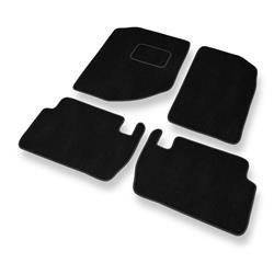 Tapis de sol velours pour Dodge Durango II (2004-2009) - Premium tapis de voiture - noir - DGS Autodywan