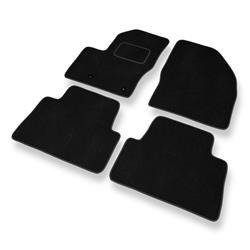 Tapis de sol velours pour Ford C-Max I (2003-2010) - Premium tapis de voiture - noir - DGS Autodywan