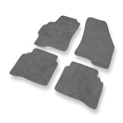 Tapis de sol velours pour Ford Mondeo II (1996-2000) - Premium tapis de voiture - gris - DGS Autodywan