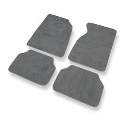 Tapis de sol velours pour Ford Mustang IV (1994-2004) - Premium tapis de voiture - gris - DGS Autodywan