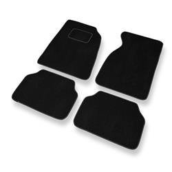 Tapis de sol velours pour Ford Mustang IV (1994-2004) - Premium tapis de voiture - noir - DGS Autodywan