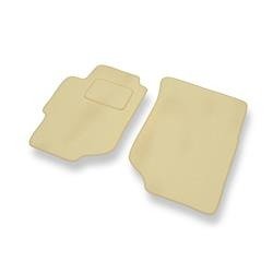 Tapis de sol velours pour Honda Accord VI (1998-2002) - Premium tapis de voiture - beige - DGS Autodywan