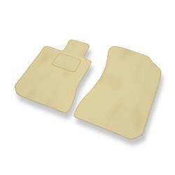 Tapis de sol velours pour Honda Legend IV (2004-2012) - Premium tapis de voiture - beige - DGS Autodywan