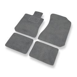 Tapis de sol velours pour Honda Legend IV (2004-2012) - Premium tapis de voiture - gris - DGS Autodywan