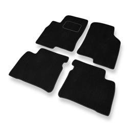 Tapis de sol velours pour Hyundai XG (1999-2005) - Premium tapis de voiture - noir - DGS Autodywan