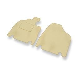 Tapis de sol velours pour Kia Carnival II (2006-2010) - Premium tapis de voiture - beige - DGS Autodywan