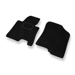 Tapis de sol velours pour Kia Ceed II (2012-2018) - Premium tapis de voiture - noir - DGS Autodywan