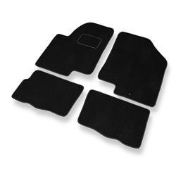 Tapis de sol velours pour Kia Soul (2008-2016) - Premium tapis de voiture - noir - DGS Autodywan