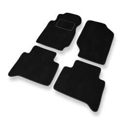 Tapis de sol velours pour Kia Sportage I (1993-2004) - Premium tapis de voiture - noir - DGS Autodywan