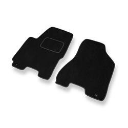 Tapis de sol velours pour Kia Sportage II (2004-2010) - Premium tapis de voiture - noir - DGS Autodywan