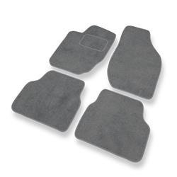 Tapis de sol velours pour Lancia Thema I (1984-1994) - Premium tapis de voiture - gris - DGS Autodywan