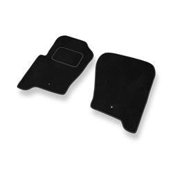 Tapis de sol velours pour Land Rover Range Rover Sport I (2004-2013) - Premium tapis de voiture - noir - DGS Autodywan