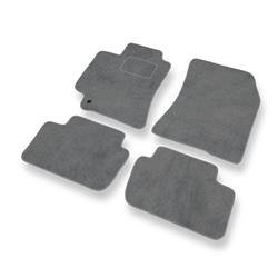 Tapis de sol velours pour Lexus IS I XE10 (1998-2005) - Premium tapis de voiture - gris - DGS Autodywan