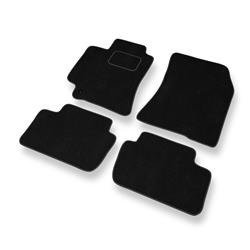 Tapis de sol velours pour Lexus IS I XE10 (1998-2005) - Premium tapis de voiture - noir - DGS Autodywan