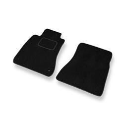 Tapis de sol velours pour Lexus IS II XE20 (2005-2012) - Premium tapis de voiture - noir - DGS Autodywan