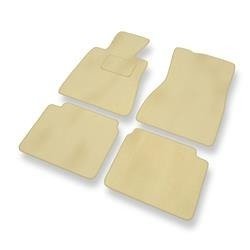 Tapis de sol velours pour Lexus LS II XF20 (1994-2000) - Premium tapis de voiture - beige - DGS Autodywan