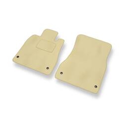 Tapis de sol velours pour Lexus LS III XF30 (2000-2006) - Premium tapis de voiture - beige - DGS Autodywan