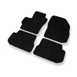 Tapis de sol velours pour Mazda 3 I (2003-2009) - Premium tapis de voiture - noir - DGS Autodywan