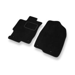 Tapis de sol velours pour Mazda 6 II (2007-2012) - Premium tapis de voiture - noir - DGS Autodywan