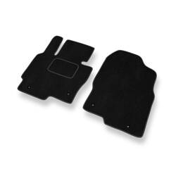 Tapis de sol velours pour Mazda CX-5 I (2012-2017) - Premium tapis de voiture - noir - DGS Autodywan