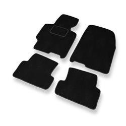 Tapis de sol velours pour Mazda Xedos 6 (1992-1999) - Premium tapis de voiture - noir - DGS Autodywan