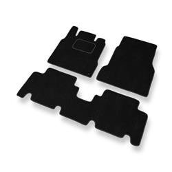 Tapis de sol velours pour Mercedes-Benz Classe A W168 (version courte) (1997-2004) - Premium tapis de voiture - noir - DGS Autodywan