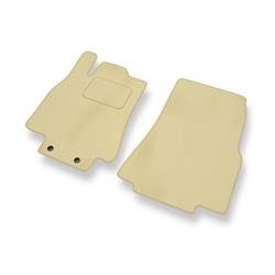 Tapis de sol velours pour Mercedes-Benz Classe B W245 (2005-2011) - Premium tapis de voiture - beige - DGS Autodywan