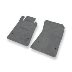 Tapis de sol velours pour Mercedes-Benz SLK R171 (2004-2011) - Premium tapis de voiture - gris - DGS Autodywan