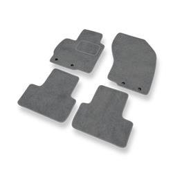 Tapis de sol velours pour Mitsubishi ASX (2010-2021) - Premium tapis de voiture - gris - DGS Autodywan