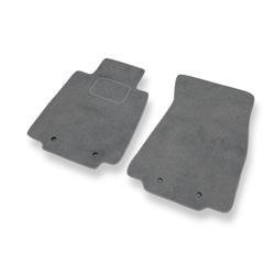 Tapis de sol velours pour Nissan 370Z (2008-2020) - Premium tapis de voiture - gris - DGS Autodywan