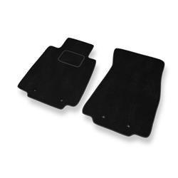 Tapis de sol velours pour Nissan 370Z (2008-2020) - Premium tapis de voiture - noir - DGS Autodywan