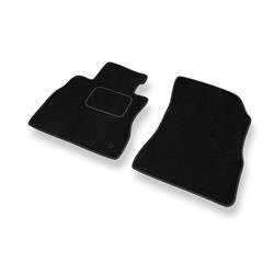 Tapis de sol velours pour Nissan Note E12 (2013-2016) - Premium tapis de voiture - noir - DGS Autodywan