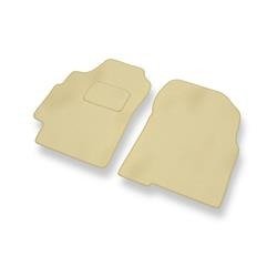 Tapis de sol velours pour Nissan Primera III P12 (2002-2008) - Premium tapis de voiture - beige - DGS Autodywan