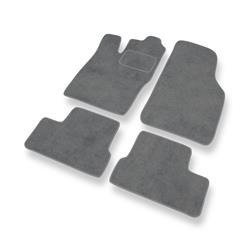 Tapis de sol velours pour Opel Astra F (1991-2002) - Premium tapis de voiture - gris - DGS Autodywan