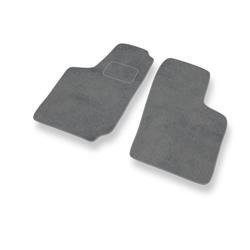 Tapis de sol velours pour Opel Combo B (1993-2001) - Premium tapis de voiture - gris - DGS Autodywan