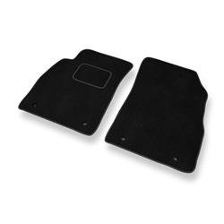 Tapis de sol velours pour Opel Insignia I (2008-2017) - Premium tapis de voiture - noir - DGS Autodywan